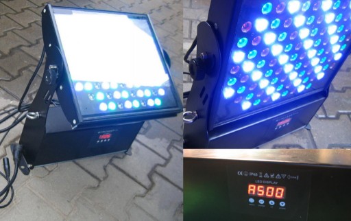 Zdjęcie oferty: Naświetlacz LED 324W IP65 108x3W RGB dmx