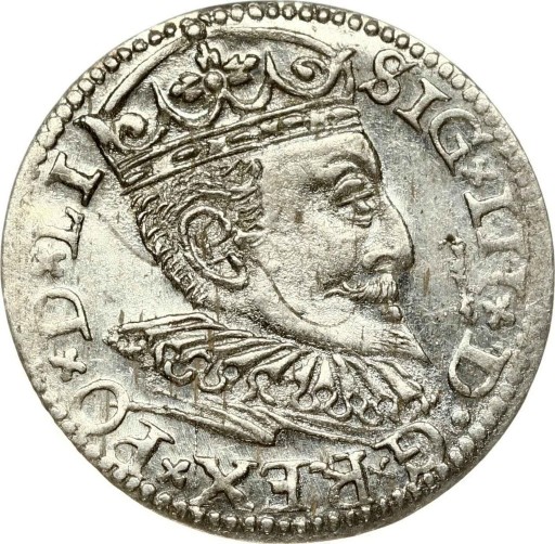 Zdjęcie oferty: Trojak 1595 Zygmunt III Waza - Ryga  