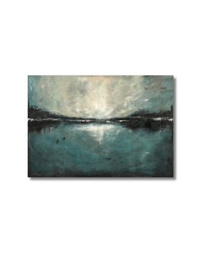 Zdjęcie oferty: Obraz na płótnie rękodzieło 50 x 70 cm Tytuł: Tamtędy ku Ciszy