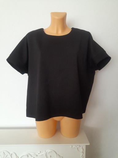 Zdjęcie oferty: Bluzka t-shirt top czarny luźny Mohito oversize M
