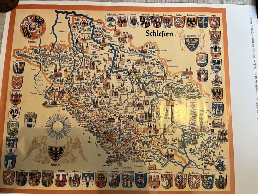 Zdjęcie oferty: Mapa Śląska ok 1935r
