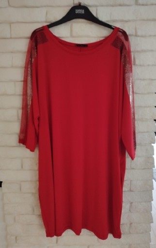 Zdjęcie oferty: WAWA sukienka cyrkonie tiul xxxxl 48 50 oversize 