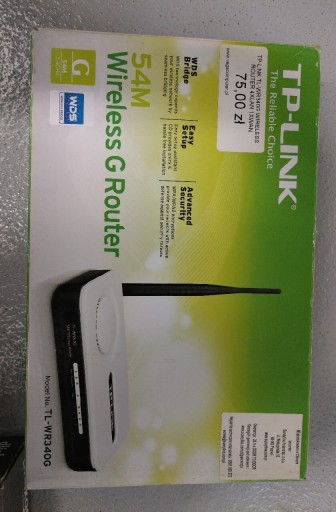Zdjęcie oferty: Wireless G Router TP-LINK