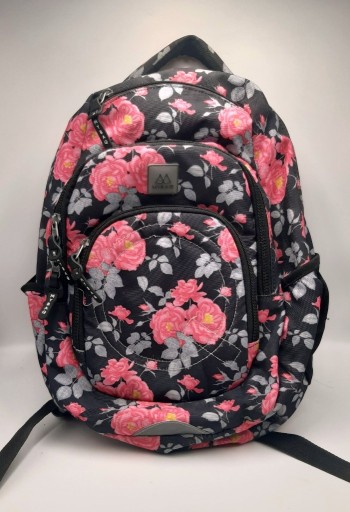 Zdjęcie oferty: Czarny plecak szkolny w kwiaty MyBaq Atik Rosary