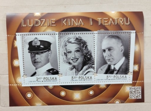 Zdjęcie oferty: Fi: 4800 - 4802 blok 311** Ludzie kina i teatru.