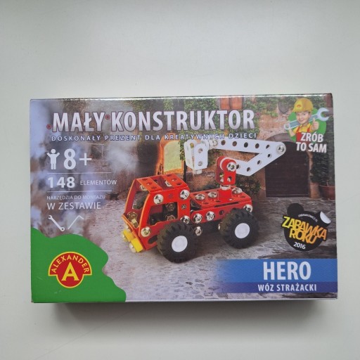 Zdjęcie oferty: Mały Konstruktor. Wóz strażacki Hero Alexander