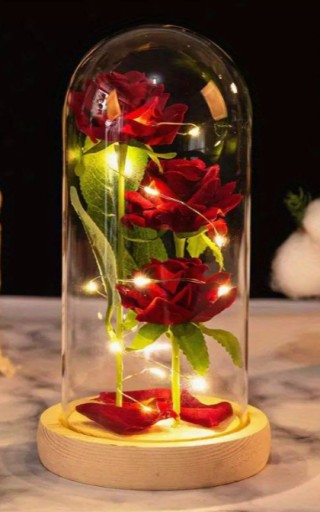 Zdjęcie oferty: Wieczne róże 3 Oświetlenie LED Prezent dla kobiety