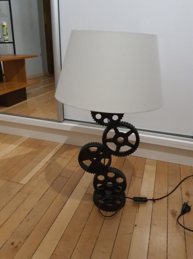 Zdjęcie oferty: Lampa z zębatek rozrządu własnej roboty.