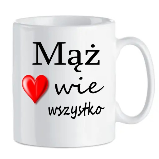 Zdjęcie oferty: Kubek mąż - pojemność 330 ml