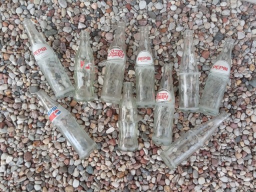 Zdjęcie oferty: Stare butelki pepsi cola mirinda rekwizyt prl