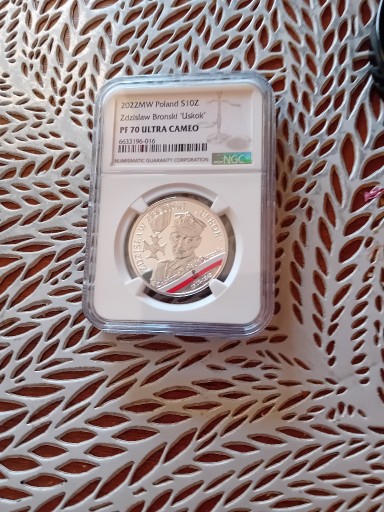 Zdjęcie oferty: 10 zł ZDZISŁAW BROŃSKI USKOK NGC PF70