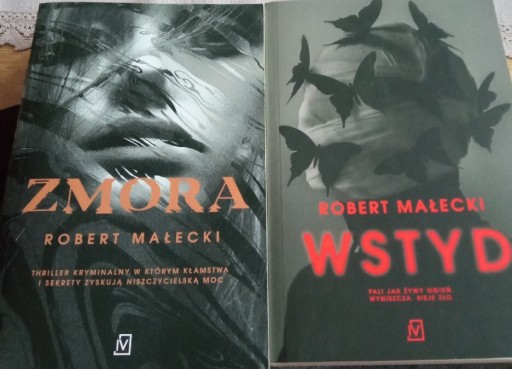 Zdjęcie oferty: Wstyd , Zmora Robert Małecki. Nowe!!!!