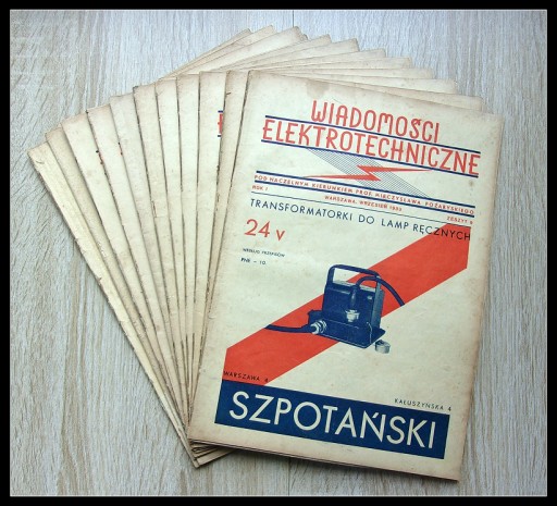 Zdjęcie oferty: Wiadomości elektrotechniczne rocznik 1933