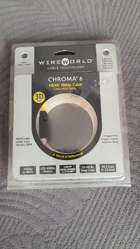Zdjęcie oferty: Wireworld Chroma 6 Kabel HDMI 1.4 płaski 0,6m