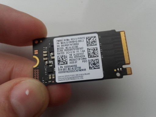 Zdjęcie oferty: Dysk SSD NVME PCI-E 128GB M.2 2280 Samsung dla Len