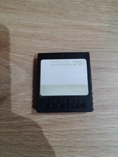 Zdjęcie oferty: Karta pamięci Nintendo GameCube 251 bloków