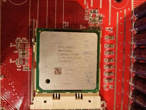 Zdjęcie oferty: Procesor Intel Pentium SL7KA 2.80ghz+płyta+RAM