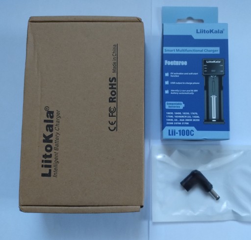 Zdjęcie oferty: Ładowarka uniwersalna AAA 18650 LiitoKala Lii-500 zasilanie USB-C + Gratis