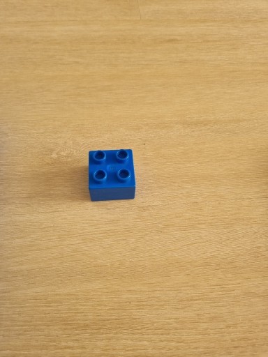 Zdjęcie oferty: Lego duplo klocek 2x2 niebieski ciemny