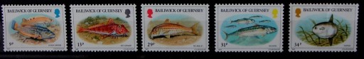 Zdjęcie oferty: Znaczki Guernsey ( ryby)