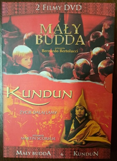 Zdjęcie oferty: Mały Budda + Kundun [2 filmy DVD PL]