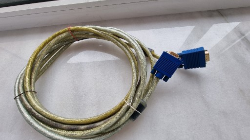 Zdjęcie oferty: Kabel VGA do monitora 5m - sygnałowy gruby 