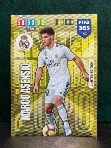 Zdjęcie oferty: MARCO ASENSIO - LIMITED EDITION - FIFA 365 2020