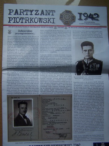 Zdjęcie oferty: PARTYZANT PIOTRKOWSKI 1942