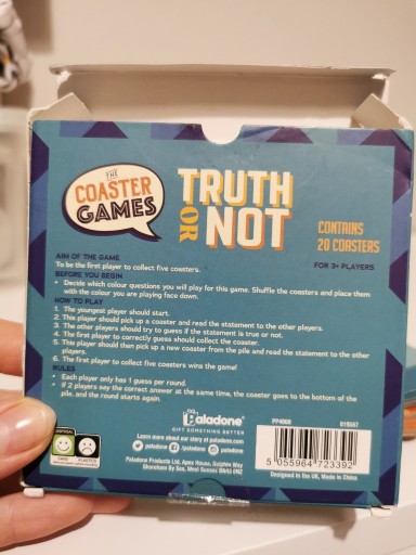 Zdjęcie oferty: Gra "Truth or not"