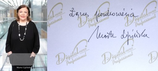 Zdjęcie oferty: MARTA LIPIŃSKA autograf