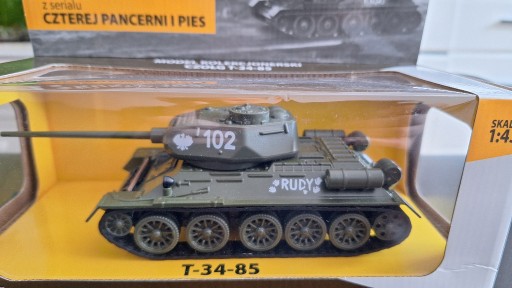 Zdjęcie oferty: Czołg T-34-85 RUDY 102 1:43