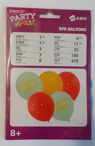 Zdjęcie oferty: Balony Party 5szt op