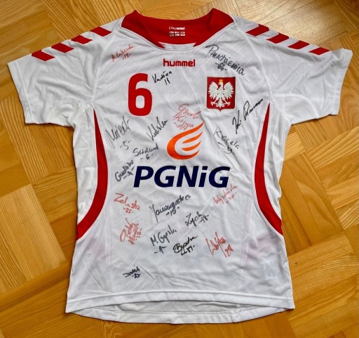 Zdjęcie oferty: Hummel Piłka Ręczna Polska K. Siódmiak autografy