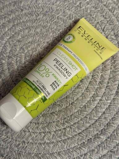Zdjęcie oferty: Eveline clean shot peeling kwasowy do twarzy 10% kwasy aha bha pha