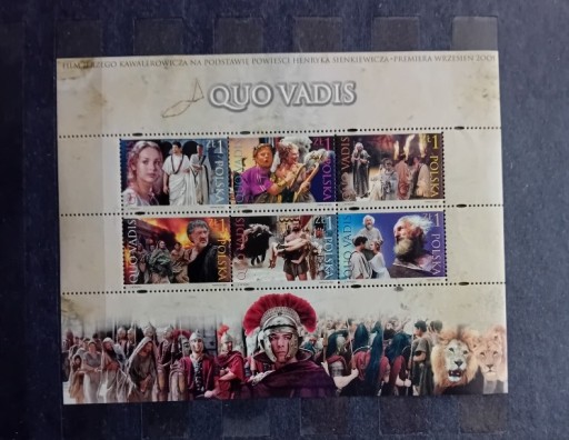 Zdjęcie oferty: Quo Vadis blok 176** 2001 r