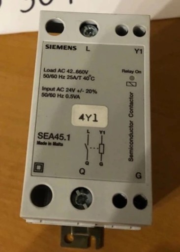 Zdjęcie oferty: Zawór prądowy Siemens SEA45.1