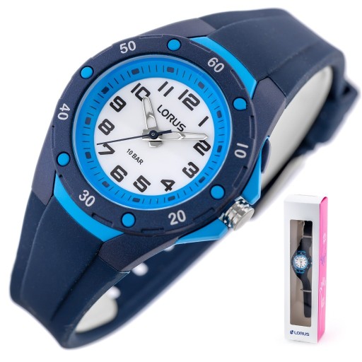 Zdjęcie oferty: Zegarek dziecięcy Lorus niebieski pasek Wygodny