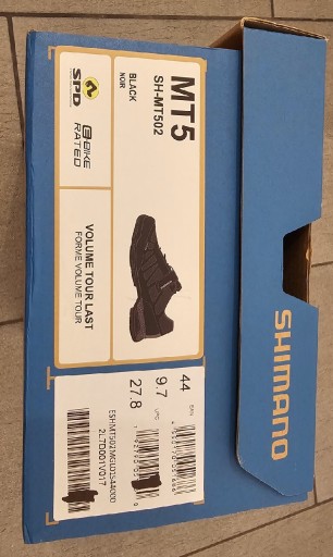 Zdjęcie oferty: Buty SPD Shimano MT5 SH-502 czarne 44 + bloki