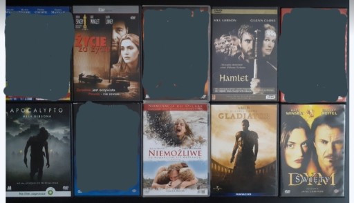 Zdjęcie oferty: Filmy zagraniczne DVD - pakiet 6 sztuk 