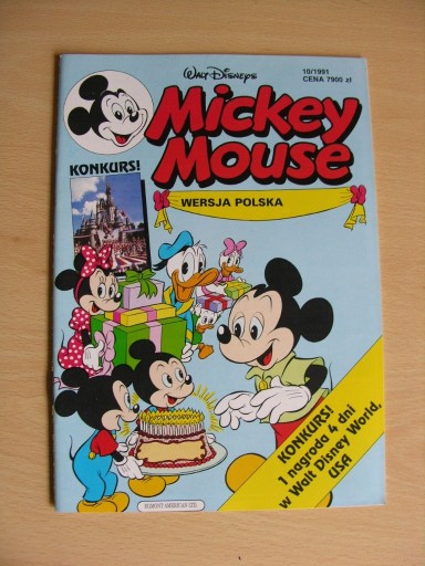 Zdjęcie oferty: Mickey Mouse 10/1991