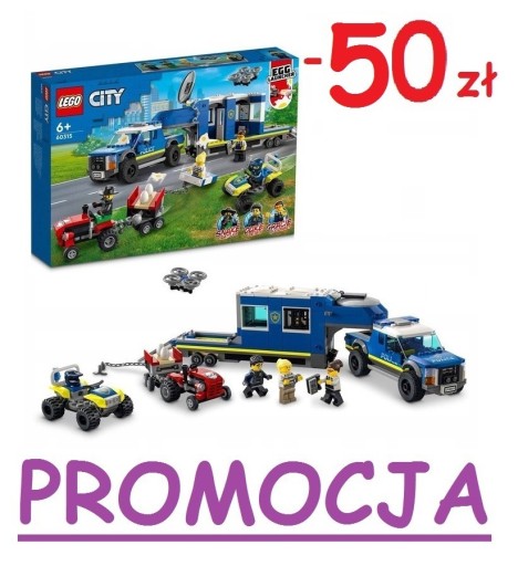 Zdjęcie oferty: LEGO City 60315 MOBILNE CENTRUM DOWODZENIA POLICJI