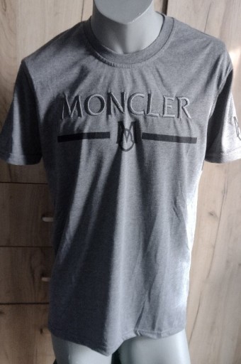 Zdjęcie oferty: T-shirt koszulka męska Moncler szara  r.M