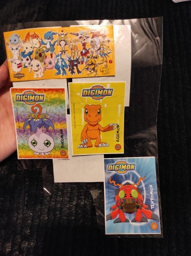 Zdjęcie oferty: Digimon naklejki kolekcjonerskie