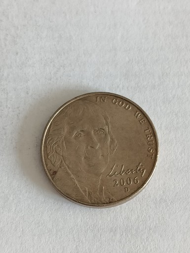 Zdjęcie oferty: USA 5 cent 2006 D rok