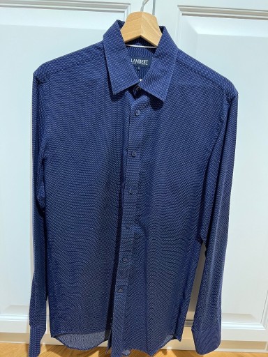Zdjęcie oferty: Koszula Lambert w drobny wzorek r. 40 bawełna
