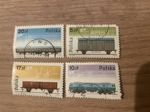 Zdjęcie oferty: Znaczki 1985 H. Chyliński PKP koleje