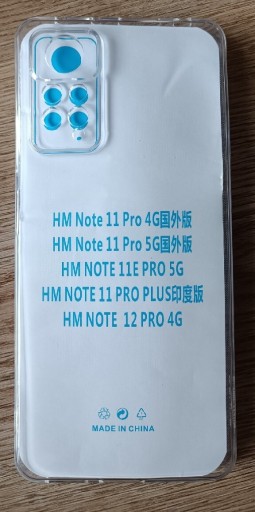 Zdjęcie oferty: Etui bezprawne Xiaomi Redmi Note 11 pro 5G