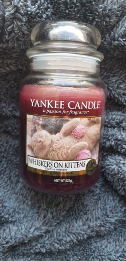 Zdjęcie oferty: Duża świeca Yankee Candle Whiskers on kittens 