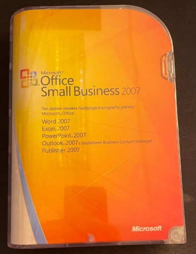 Zdjęcie oferty: Microsoft Office Small Business 2007 PL BOX