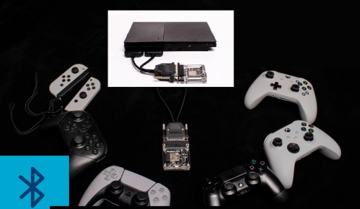 Zdjęcie oferty: PSX PS1 PS2 Kabel + Adapter do Pad bezprzewodowy